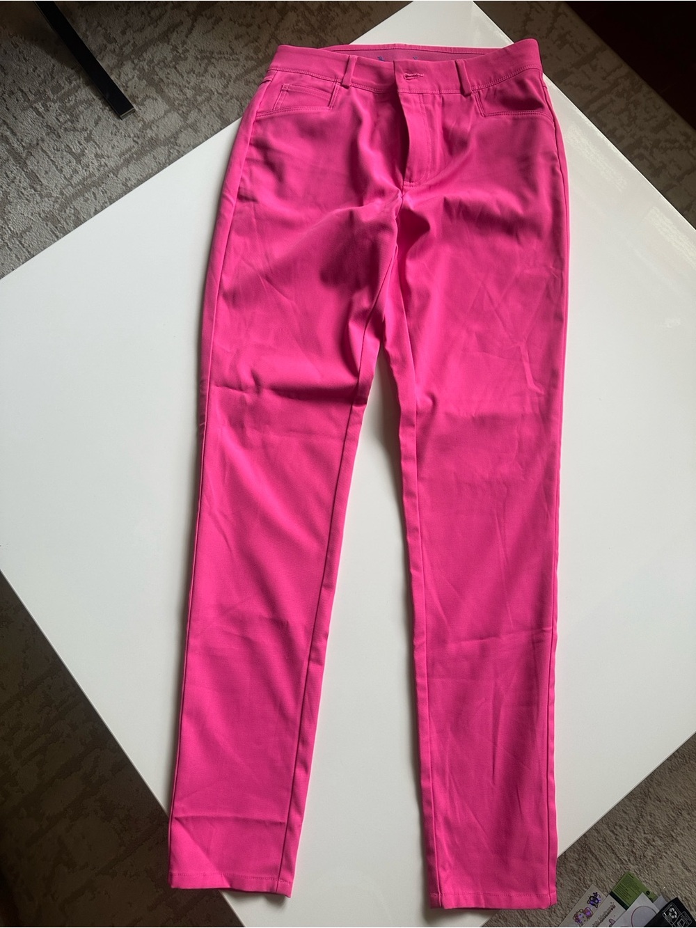 Penguin Neon Pink Skinny Women's Golf Pants